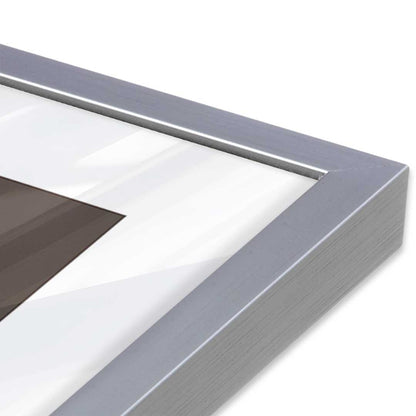 [Color:Polished Chrome], Picture of art in a Polished Chrome frame of the corner