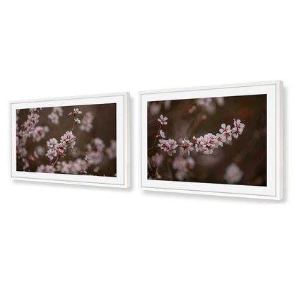 [Color:Opaque White], Picture of art in a Opaque White frame at an angle
