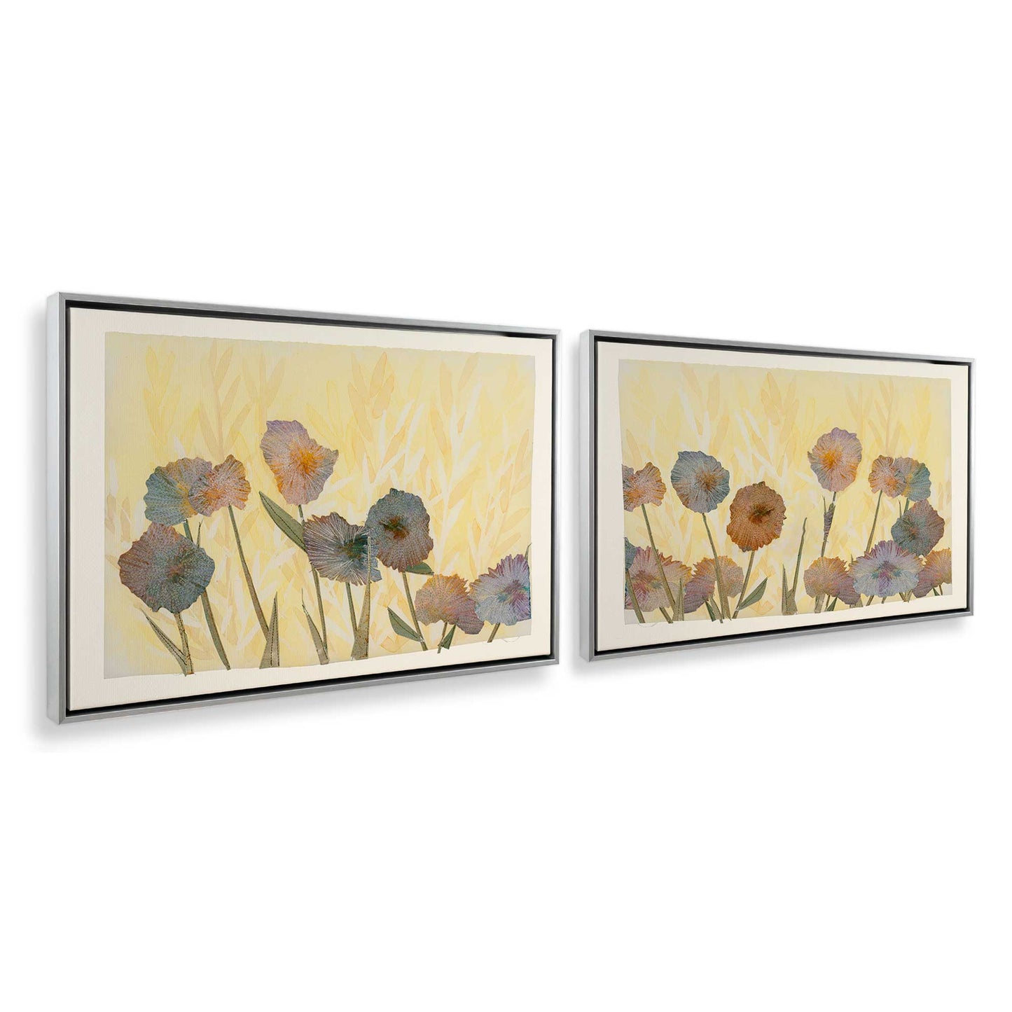 [Color:Polished Chrome], Picture of art in a Polished Chrome frame at an angle
