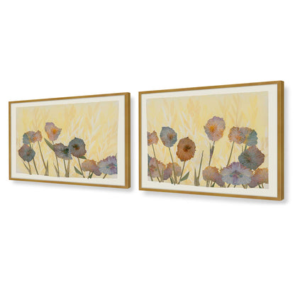[Color:Polished Gold], Picture of art in a Polished Gold frame at an angle