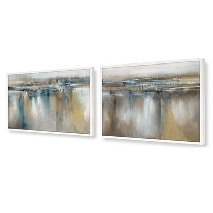 [Color:Opaque White], Picture of art in a Opaque White frame at an angle