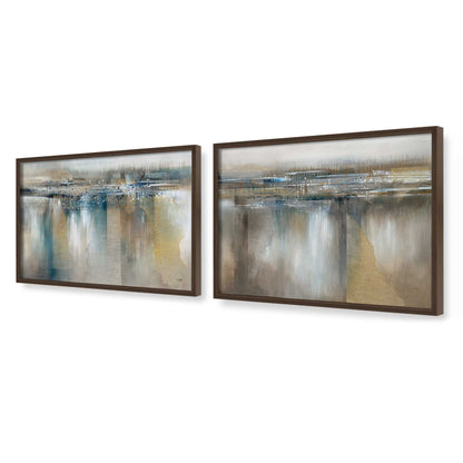 [Color:Belvinder Brown], Picture of art in a Belvinder Brown frame at an angle