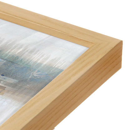 [Color:American Maple], Picture of art in a American Maple frame of the corner