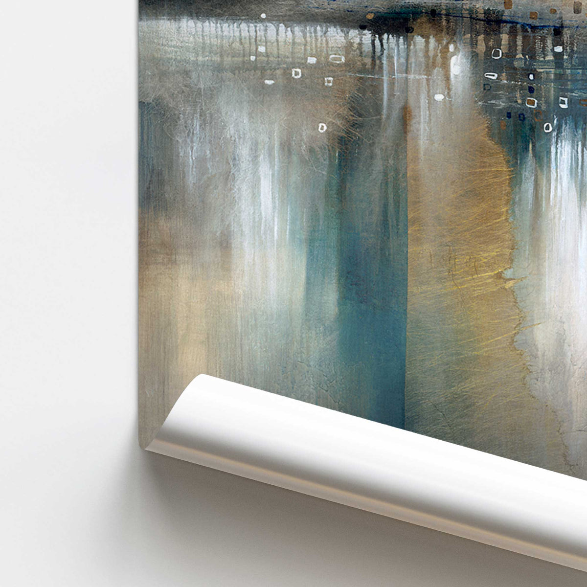 [color:Rolled Print], Picture of close up of art