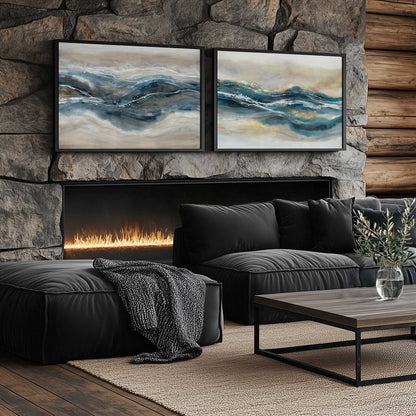 [Color:American Maple], Picture of art in a American Maple frame