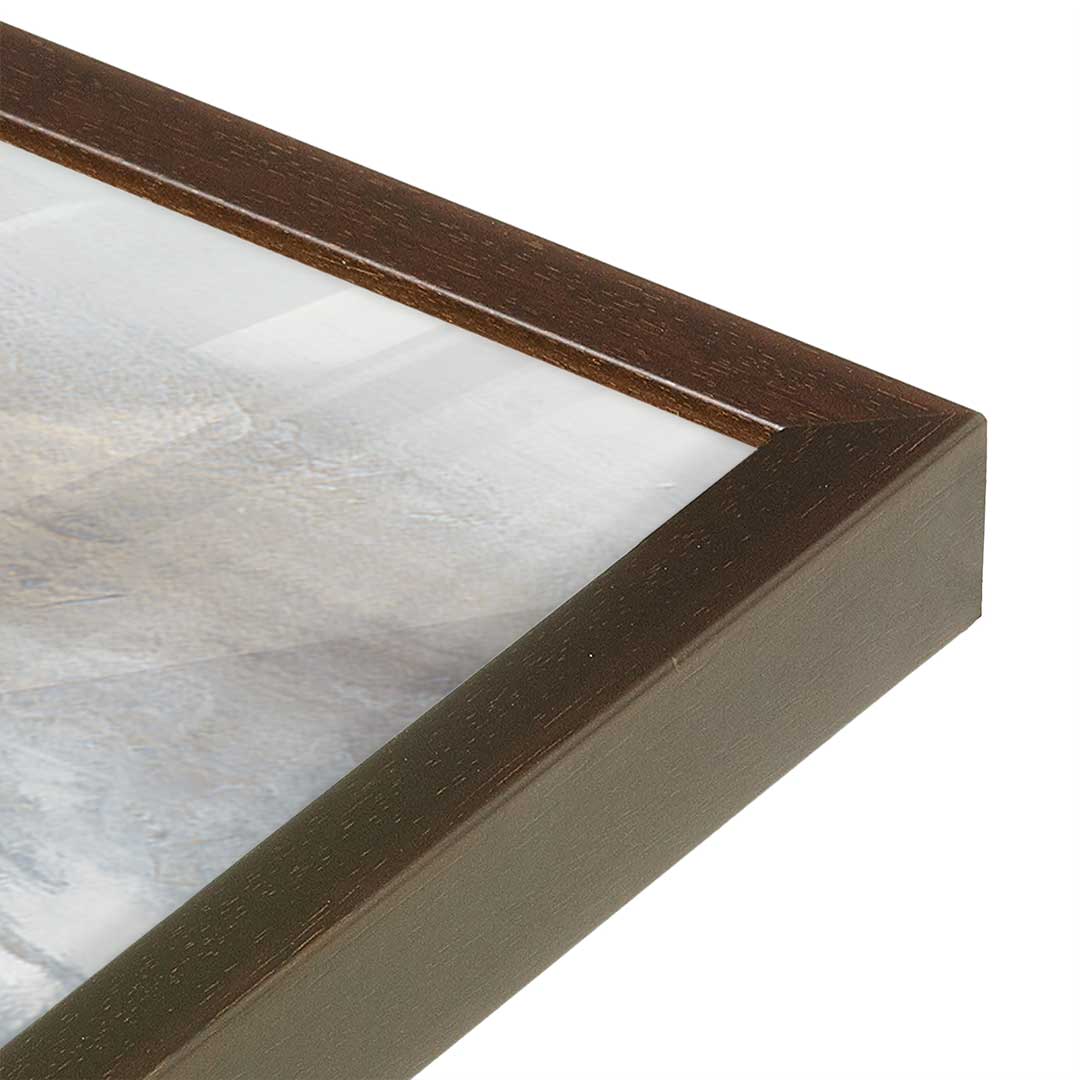 [Color:Belvinder Brown], Picture of art in a Belvinder Brown frame of the corner