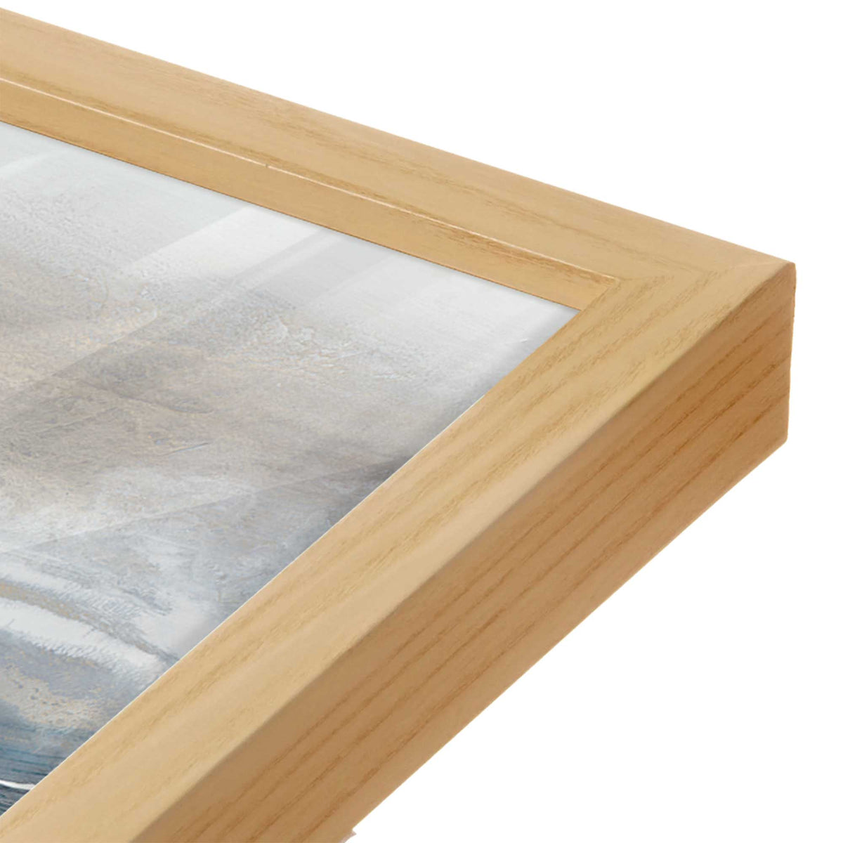 [Color:American Maple], Picture of art in a American Maple frame of the corner