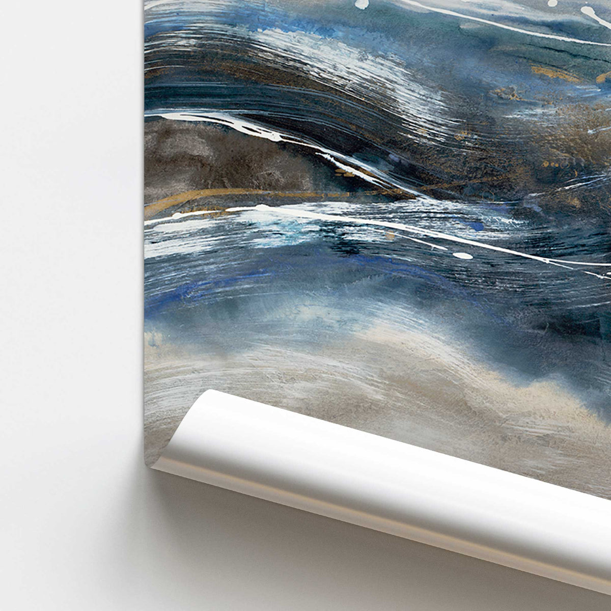 [color:Rolled Print], Picture of close up of art