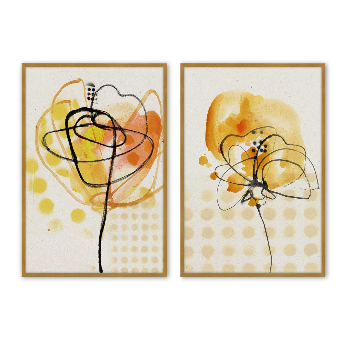 [Color:Polished Gold], Picture of art in a Polished Gold frame