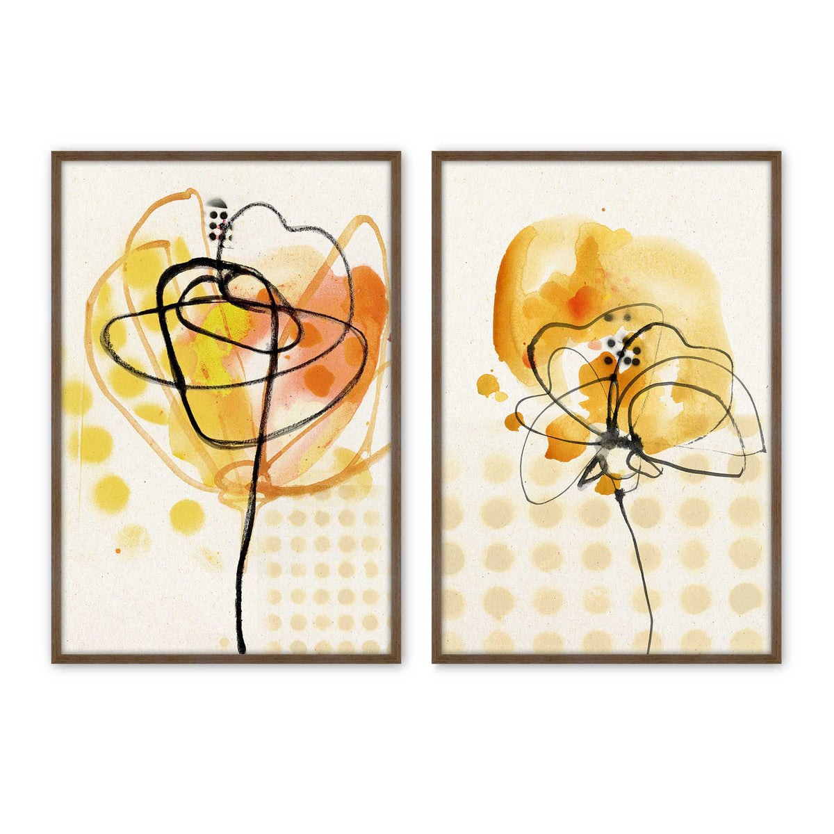 [Color:Walnut], Picture of art in a Walnut frame