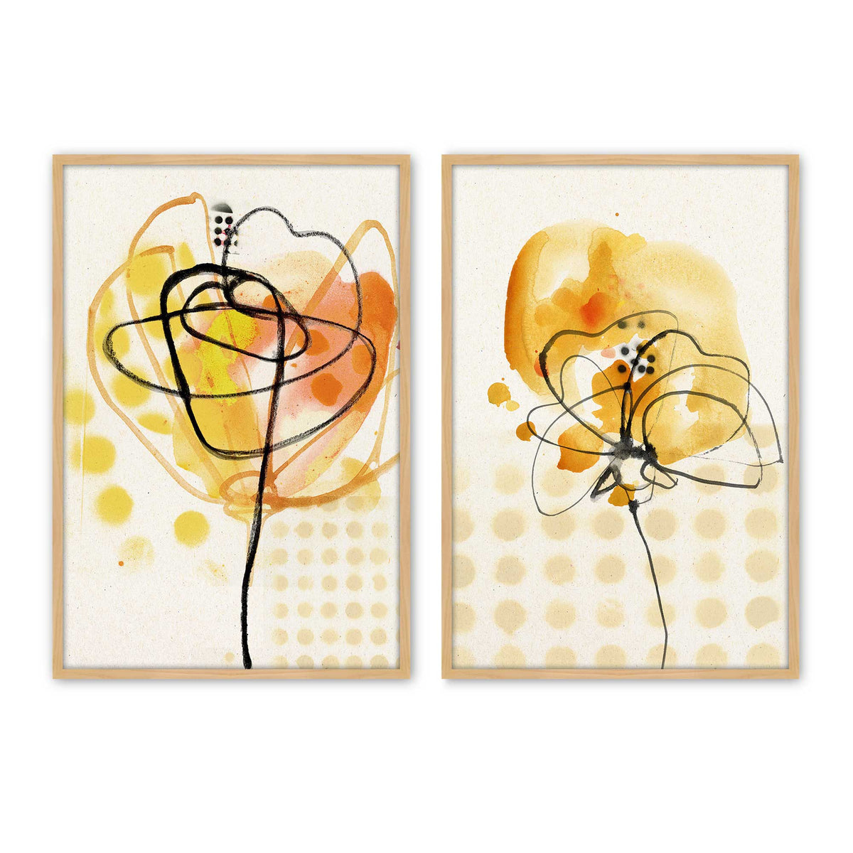 [Color:American Maple], Picture of art in a American Maple frame