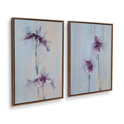 [Color:Walnut], Picture of art in a Walnut frame at an angle