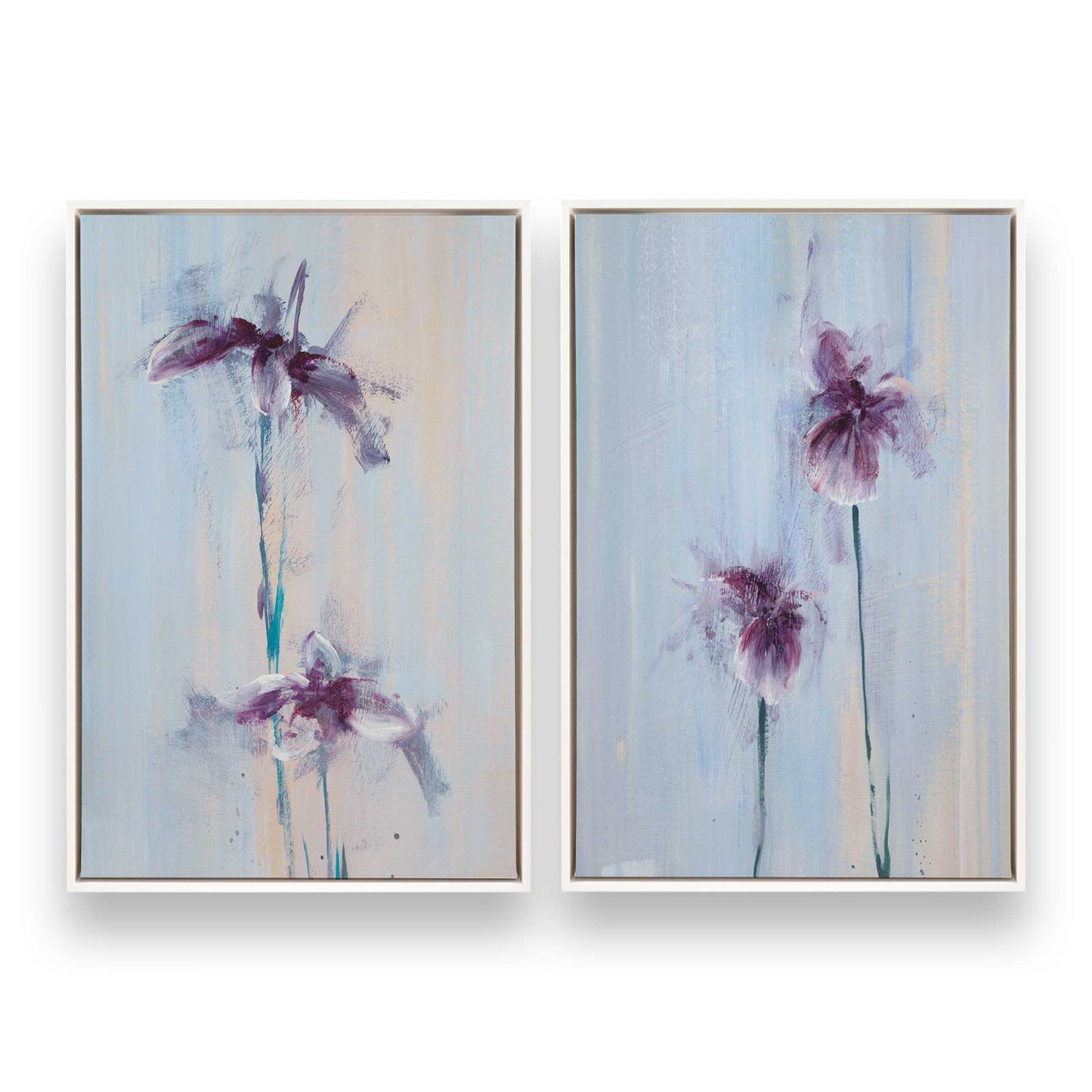 [Color:Opaque White], Picture of art in a White frame