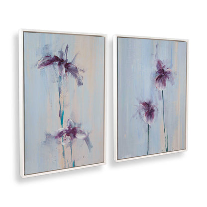 [Color:Opaque White], Picture of art in a White frame at an angle