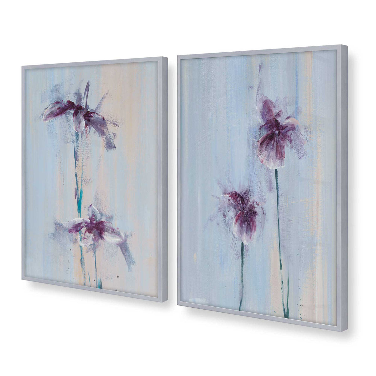 [Color:Polished Chrome], Picture of art in a Polished Chrome frame at an angle