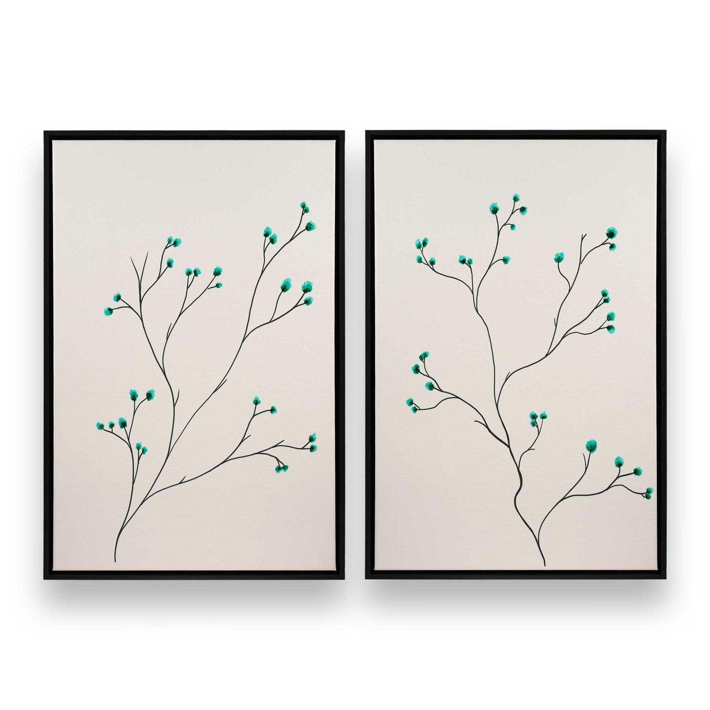 [Color:Satin Black], Picture of art in a Satin Black frame