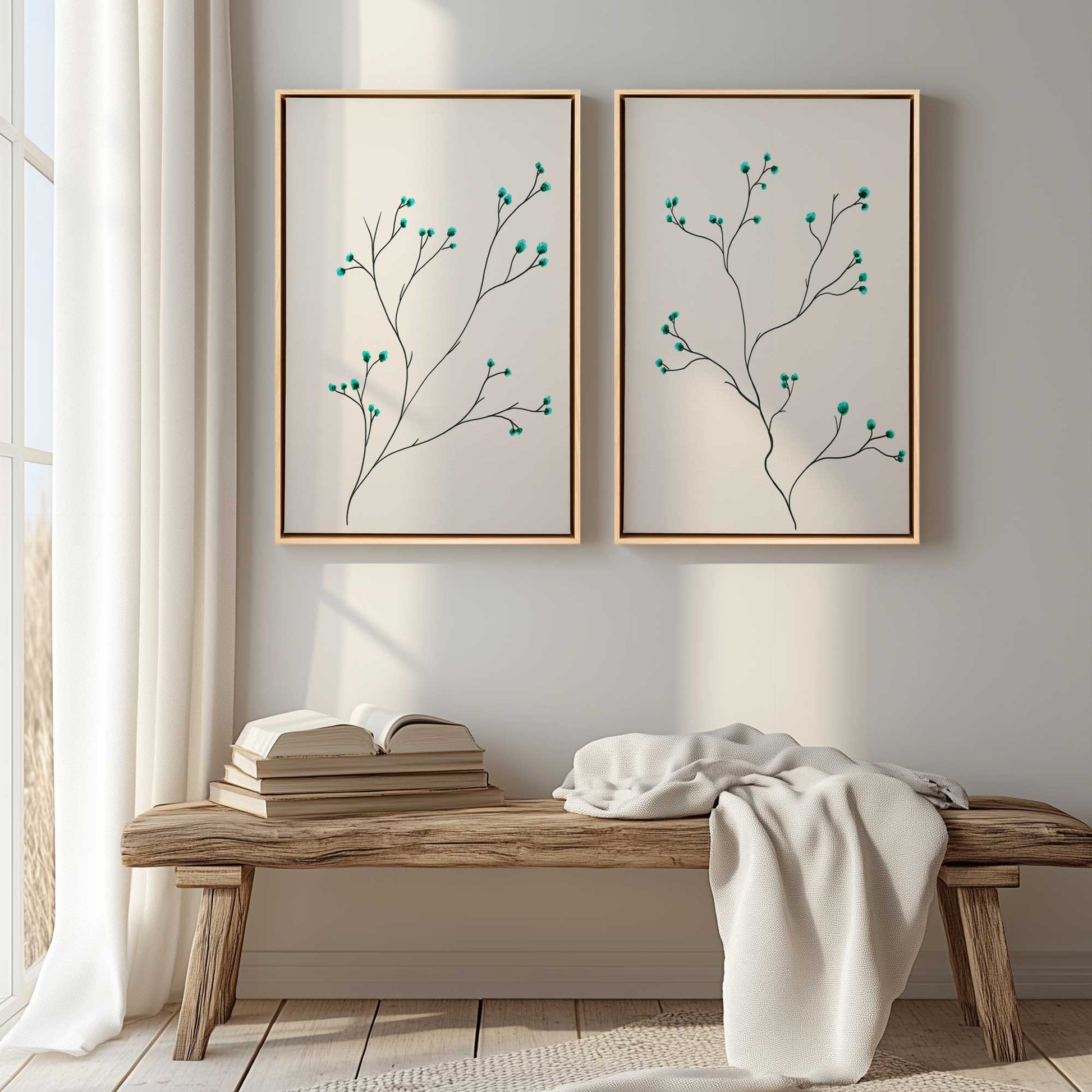 [Color:American Maple], Picture of art in a American Maple frame