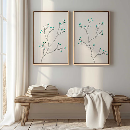 [Color:Opaque White], Picture of art in a White frame