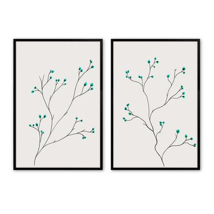 [Color:Satin Black], Picture of art in a Satin Black frame