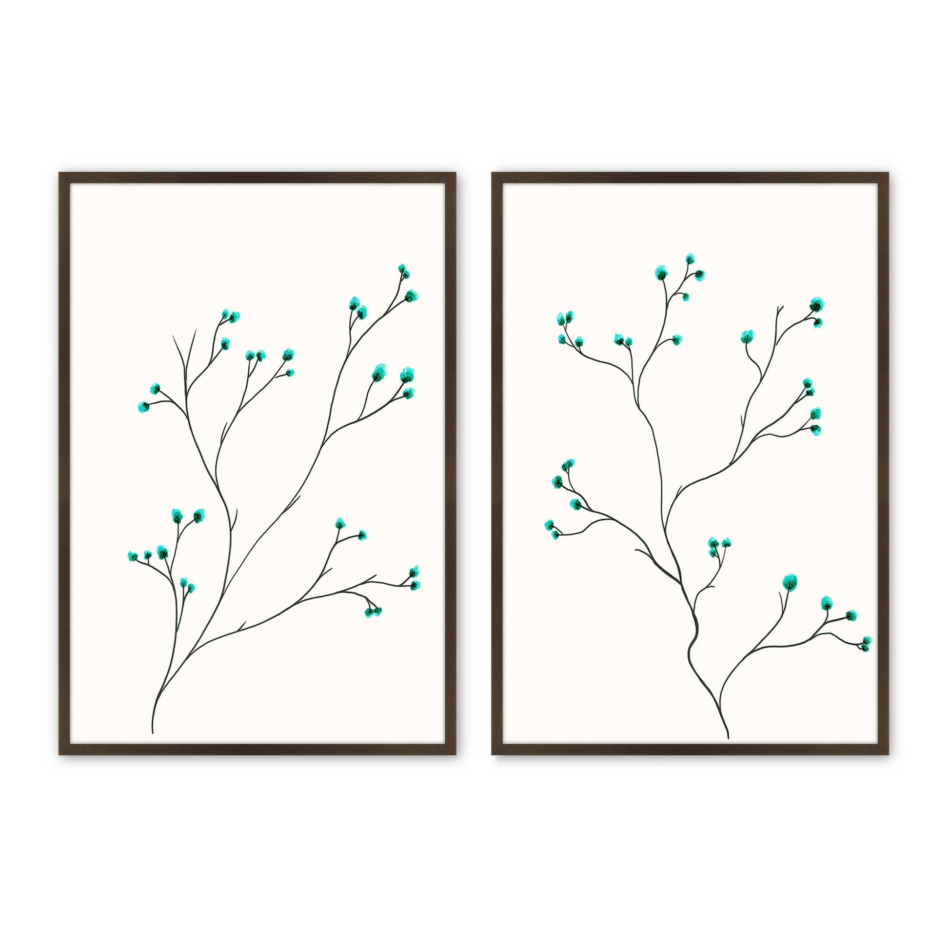 [Color:Belvinder Brown], Picture of art in a Belvinder Brown frame