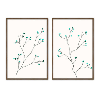 [Color:Walnut], Picture of art in a Walnut frame
