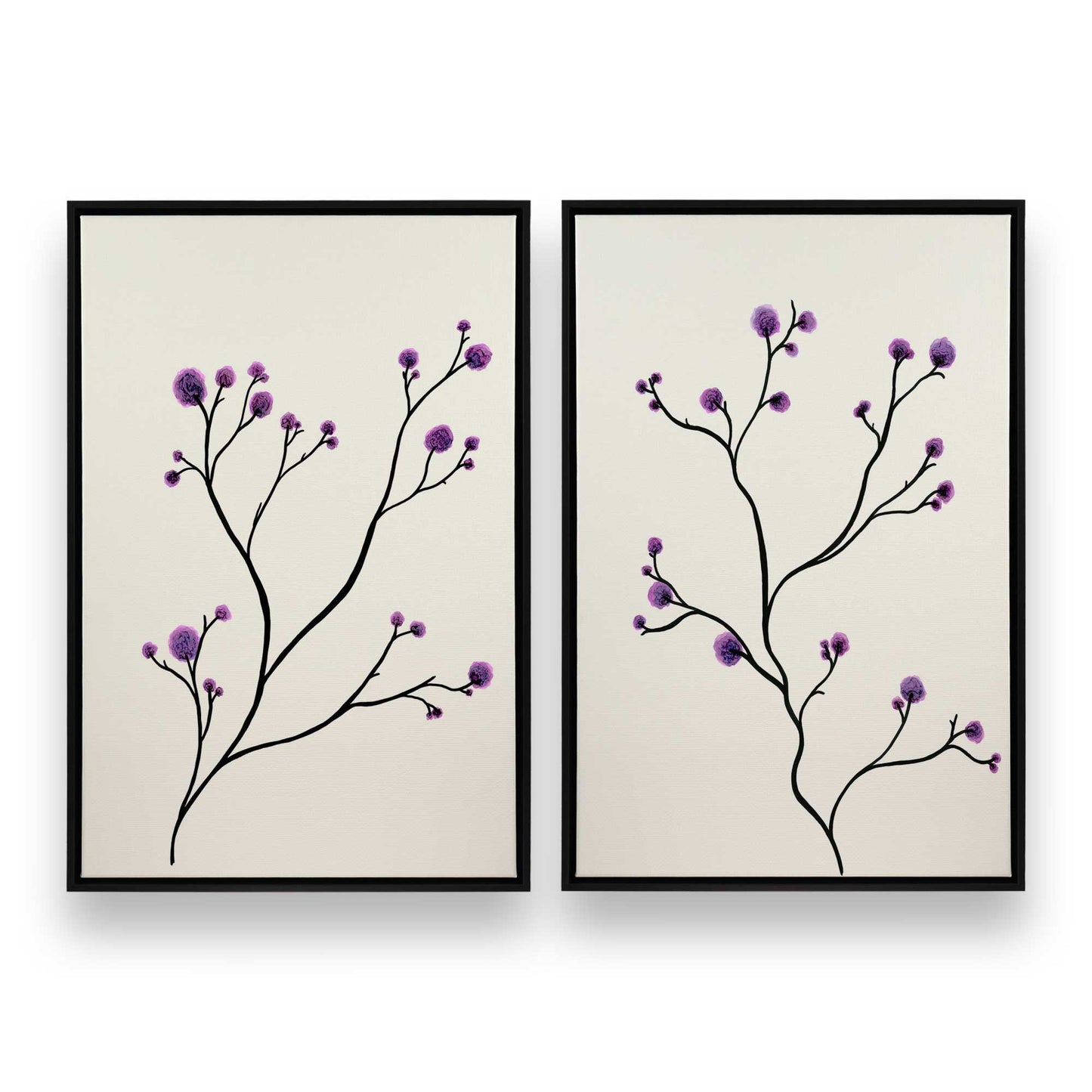 [Color:Satin Black], Picture of art in a Satin Black frame