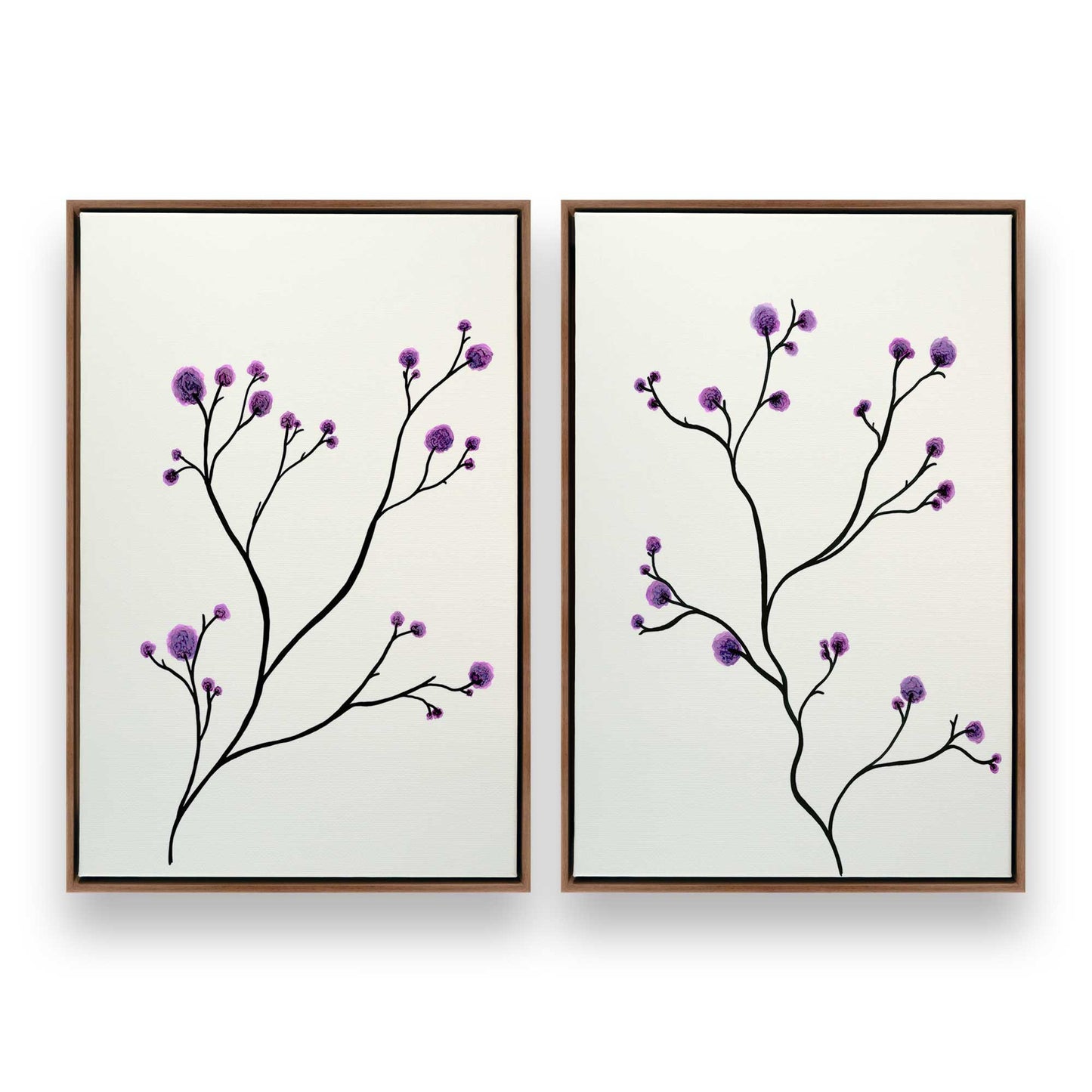 [Color:Walnut], Picture of art in a Walnut frame