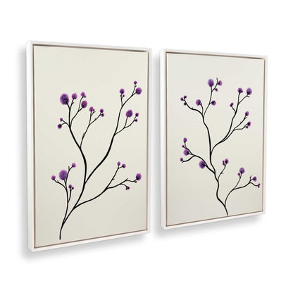 [Color:Opaque White], Picture of art in a White frame at an angle