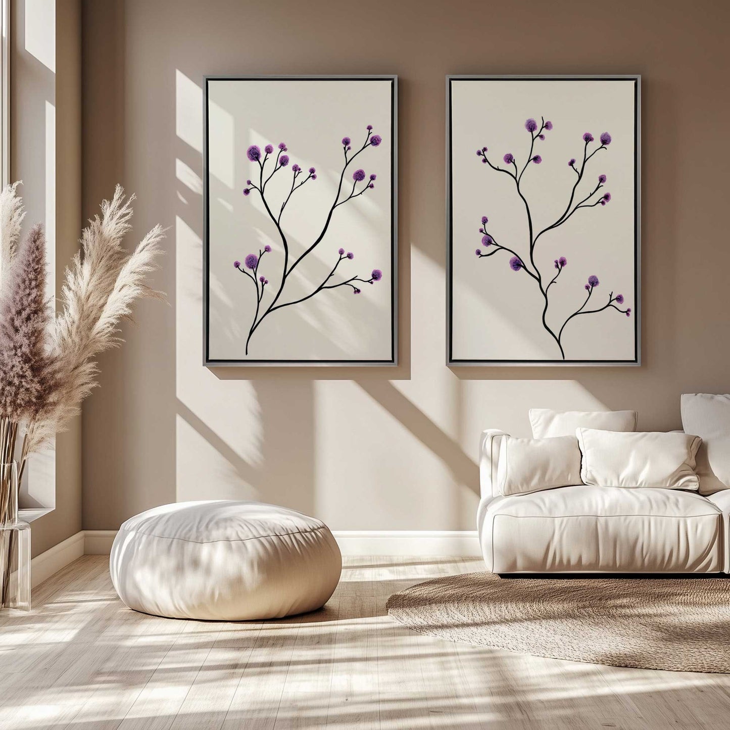 [Color:Opaque White], Picture of art in a White frame