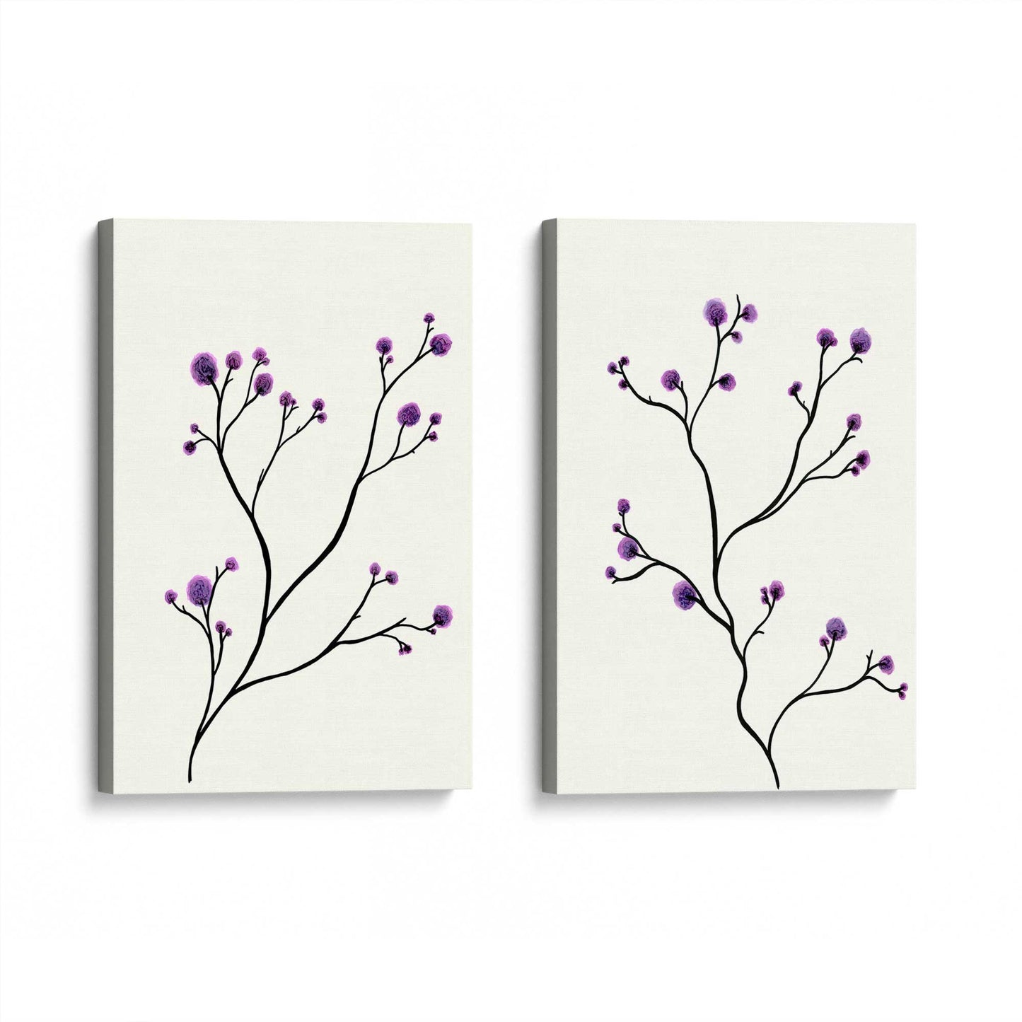 [Color:Stretched Canvas], Picture of art at an angle