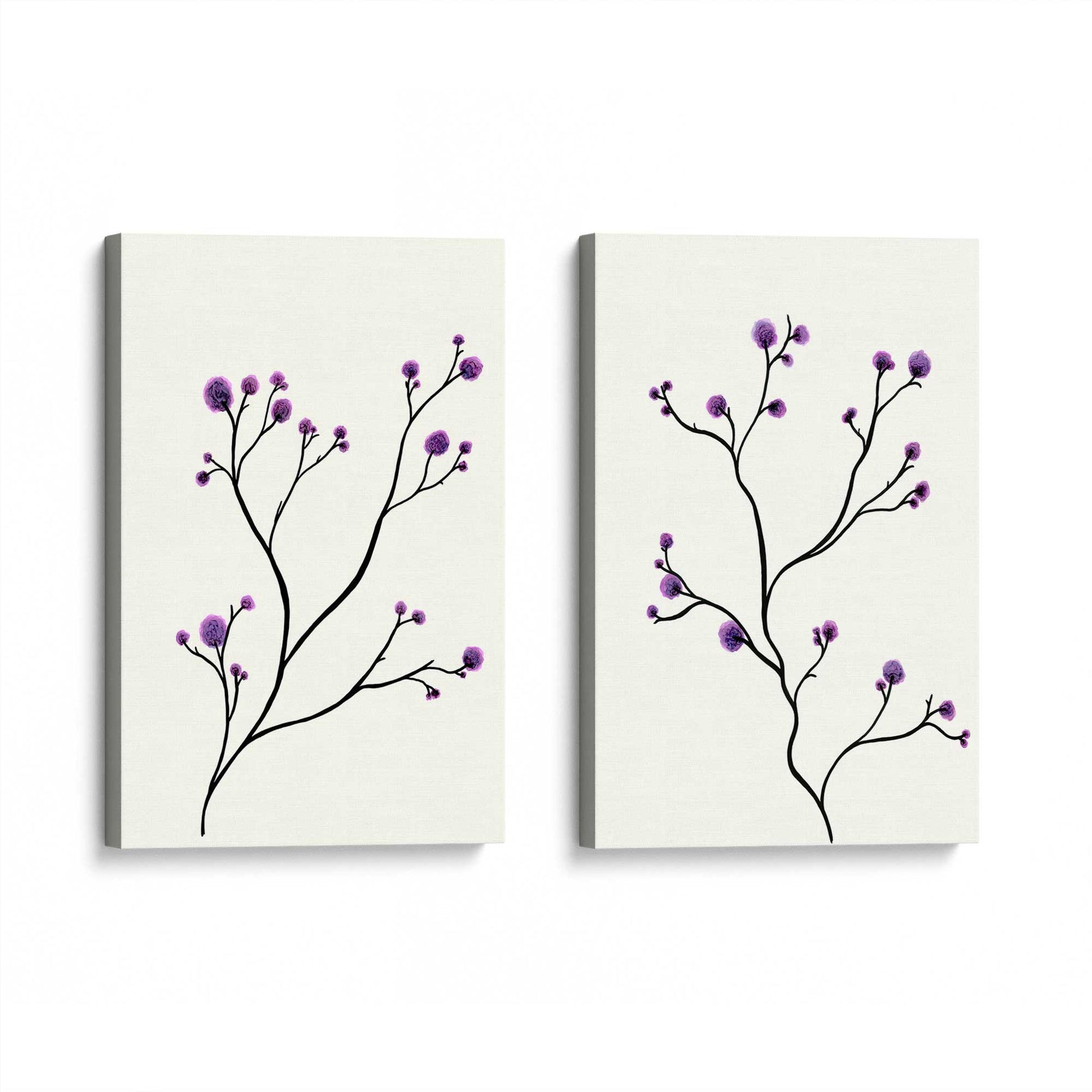 [Color:Stretched Canvas], Picture of art at an angle