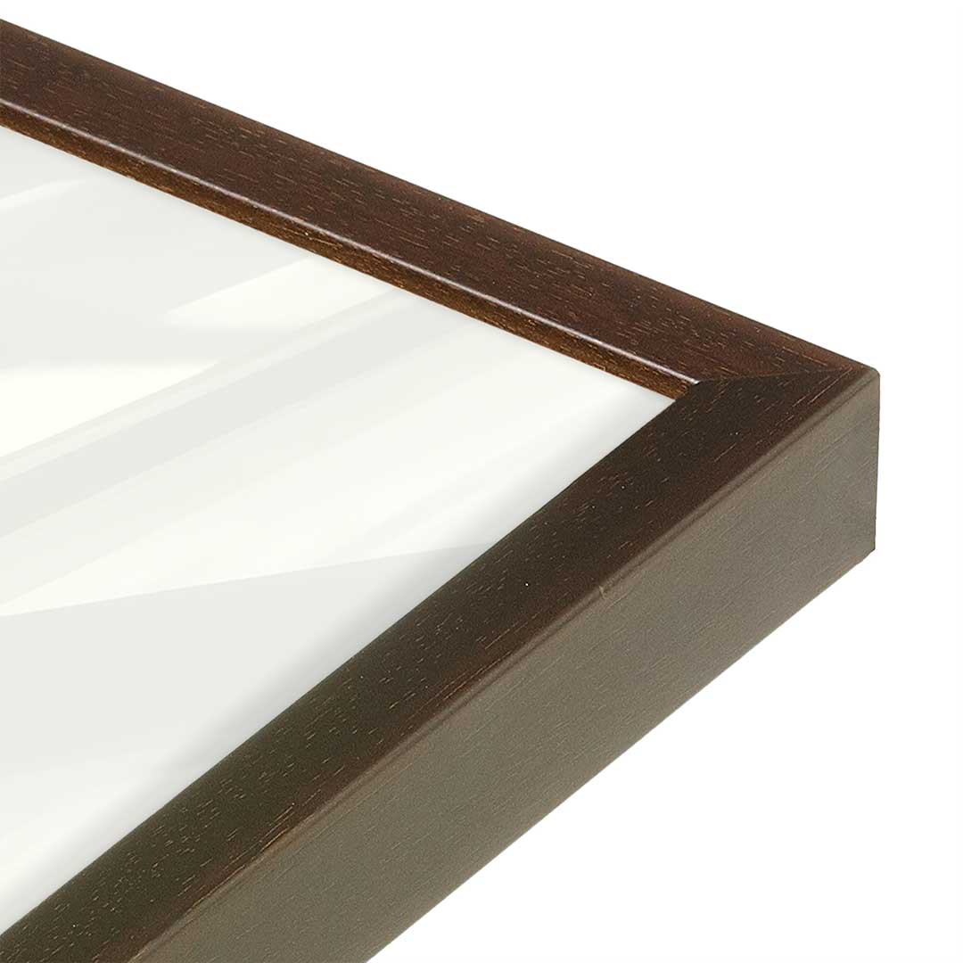 [Color:Belvinder Brown], Picture of art in a Belvinder Brown frame of the corner
