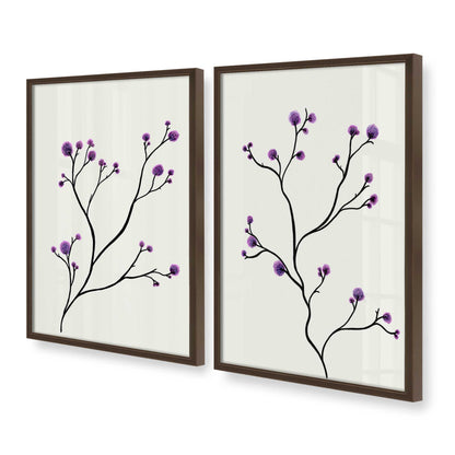 [Color:Belvinder Brown], Picture of art in a Belvinder Brown frame at an angle