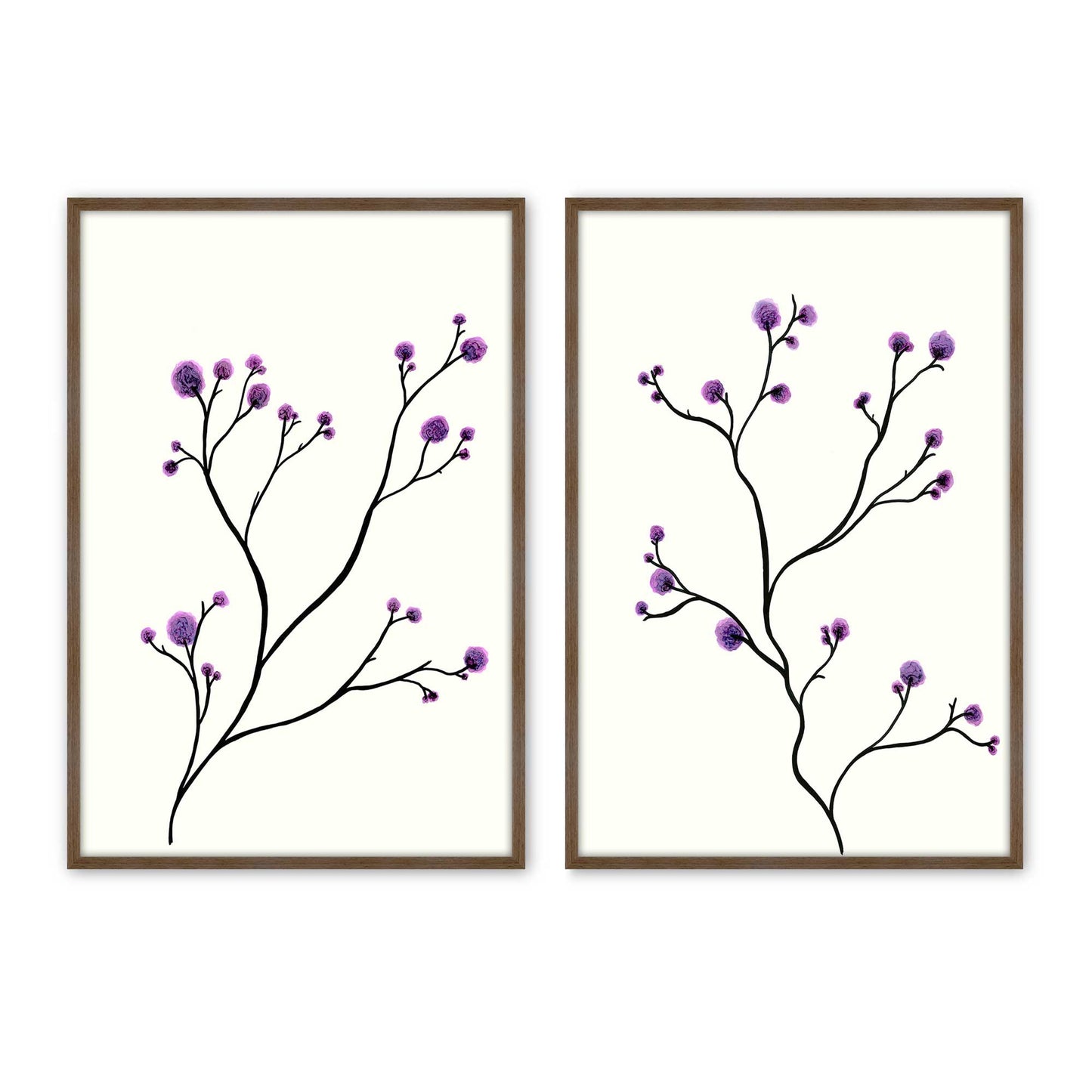 [Color:Walnut], Picture of art in a Walnut frame