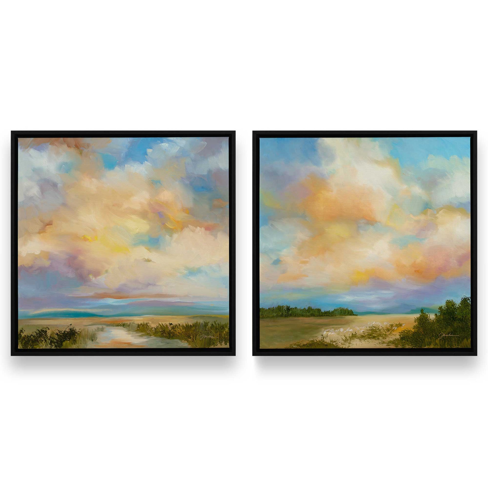 [Color:Satin Black], Picture of art in a Satin Black frame