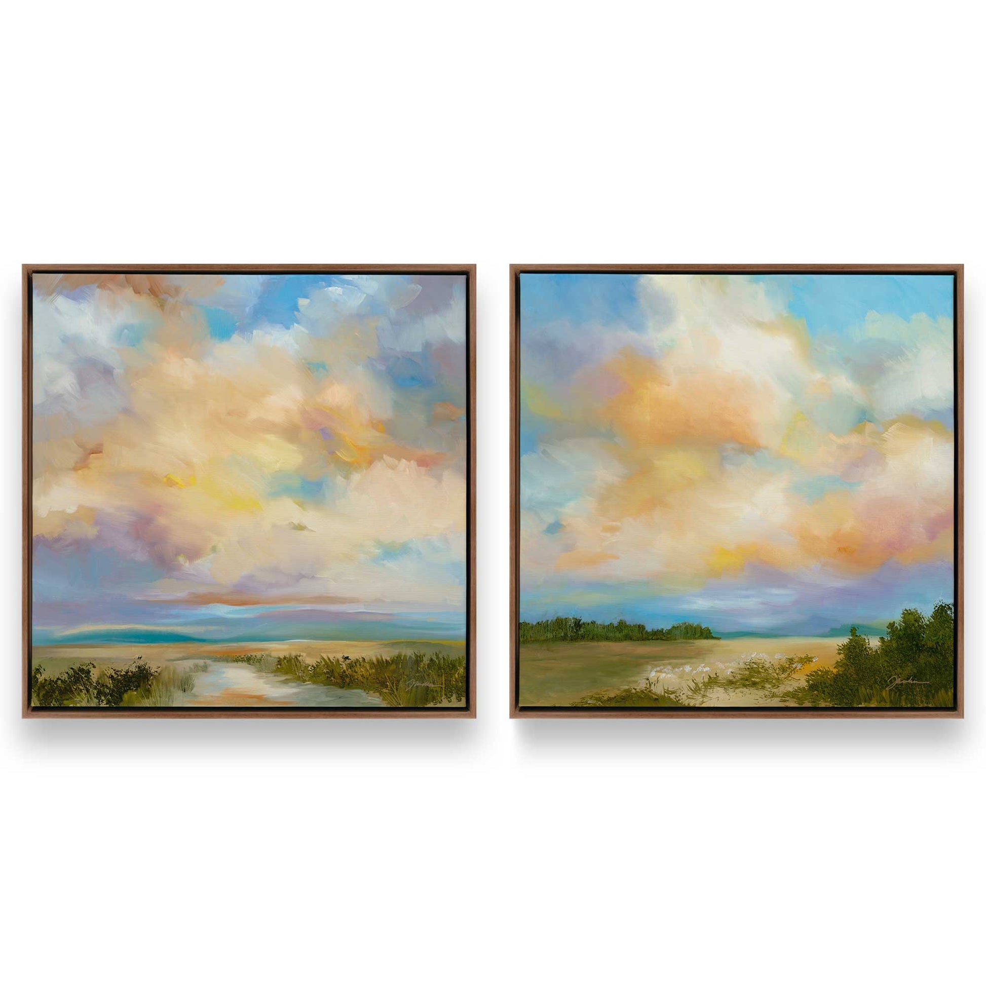 [Color:Walnut], Picture of art in a Walnut frame
