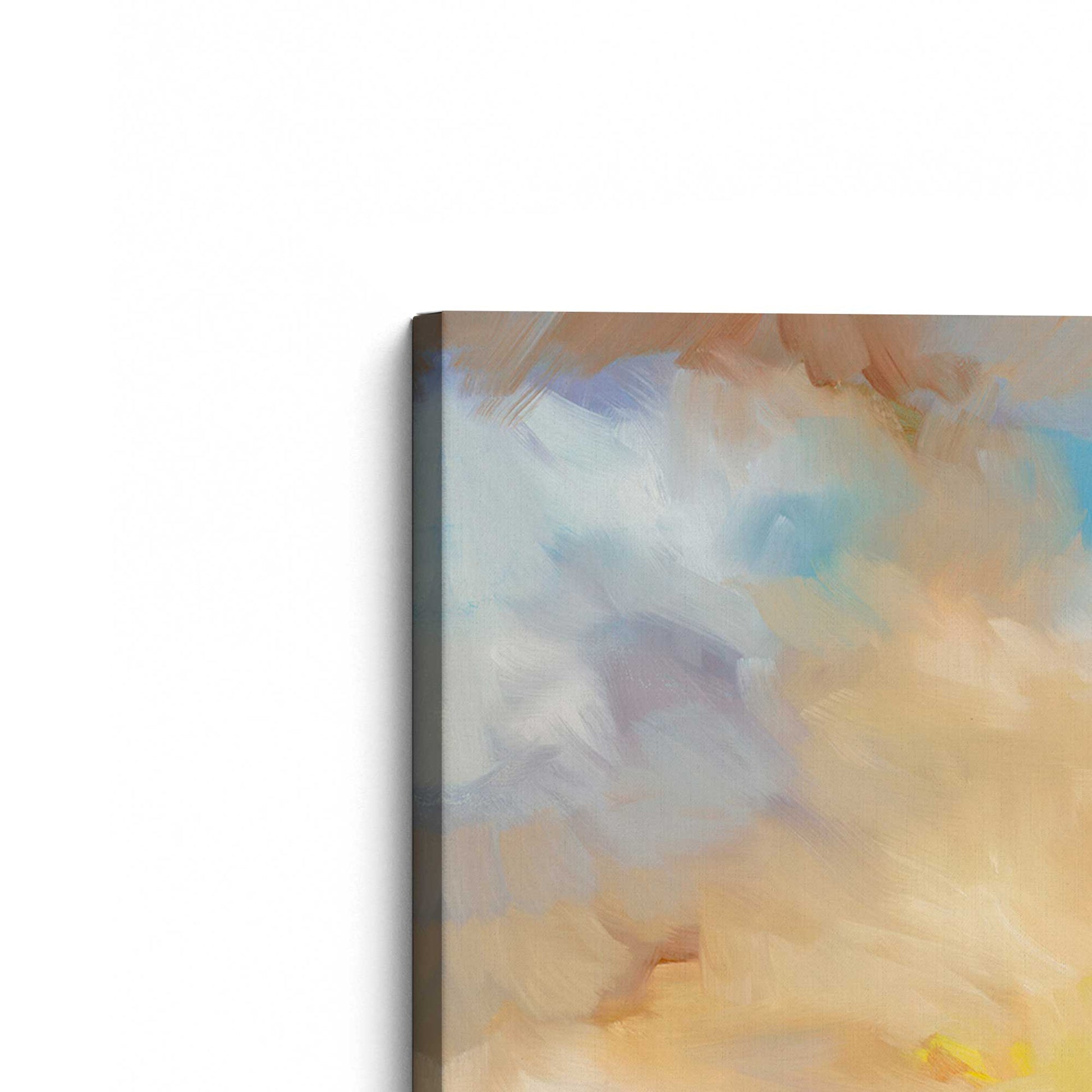 [Color:Stretched Canvas], Picture of art at an angle