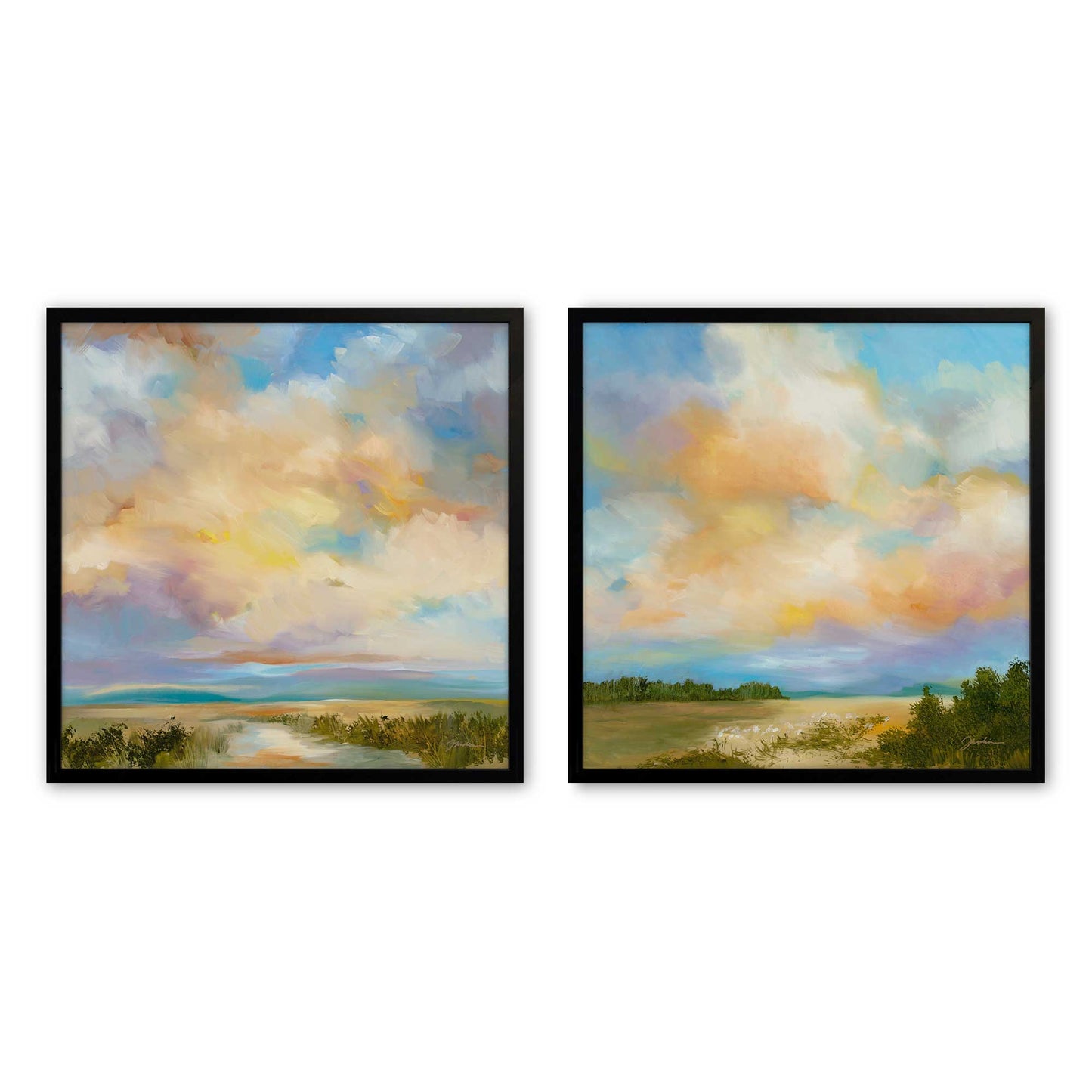 [Color:Satin Black], Picture of art in a Satin Black frame