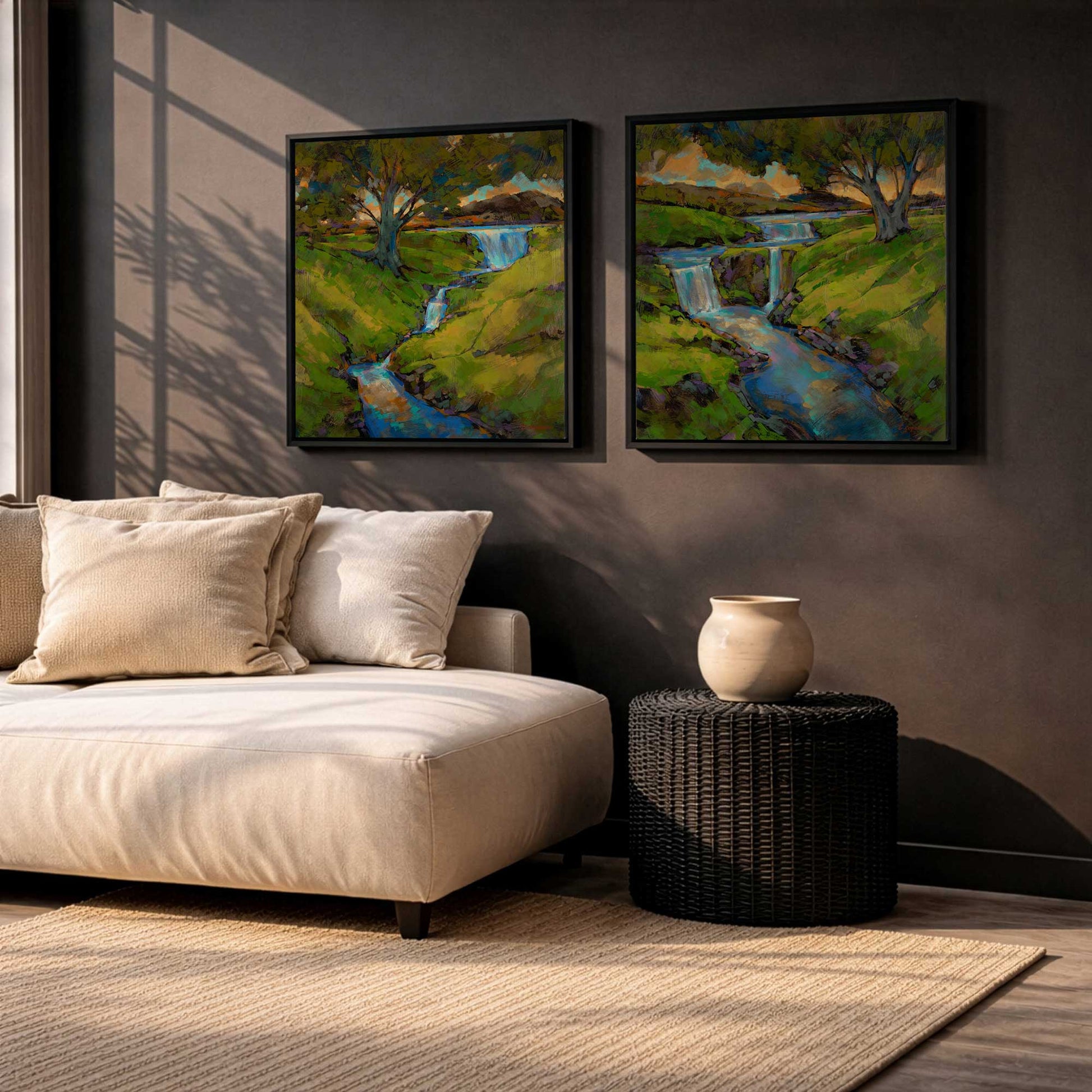 [Color:American Maple], Picture of art in an American Maple frame