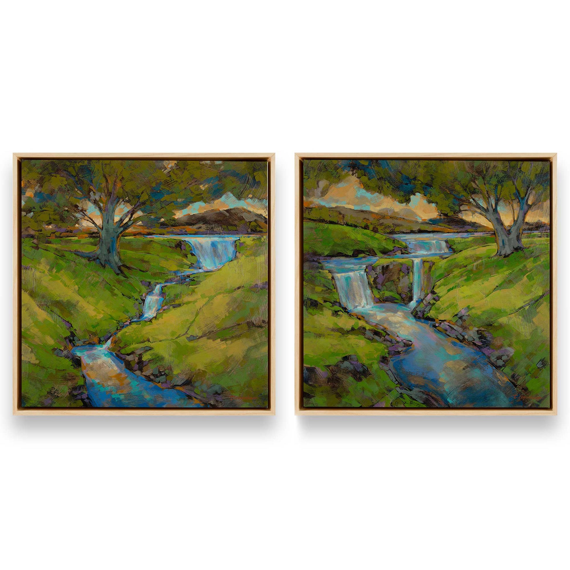 [Color:American Maple], Picture of art in an American Maple frame