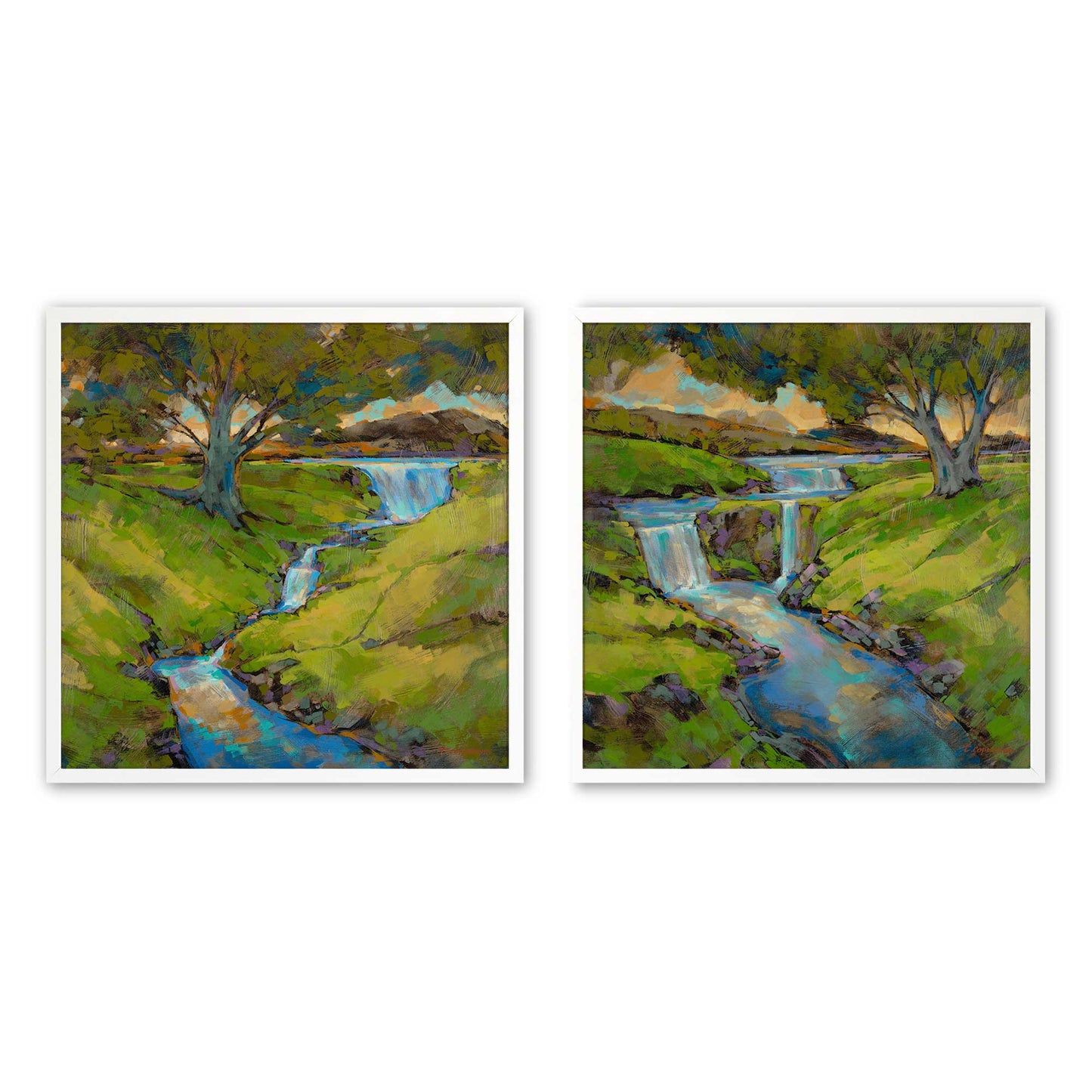 [Color:Opaque White], Picture of art in an Opaque White frame