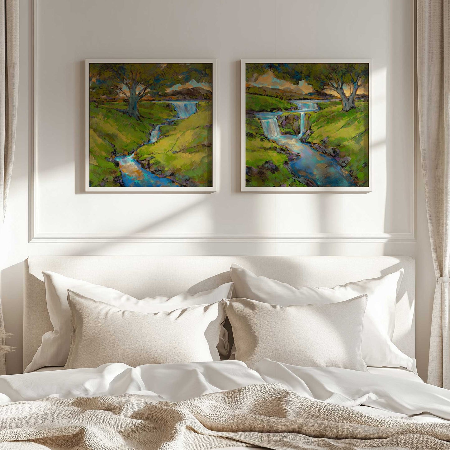 [Color:Opaque White], Picture of art in an Opaque White frame