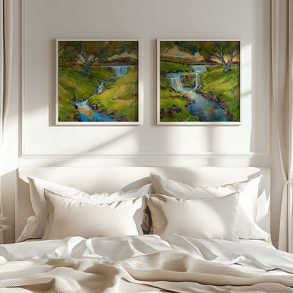 [Color:Walnut], Picture of art in a Walnut frame