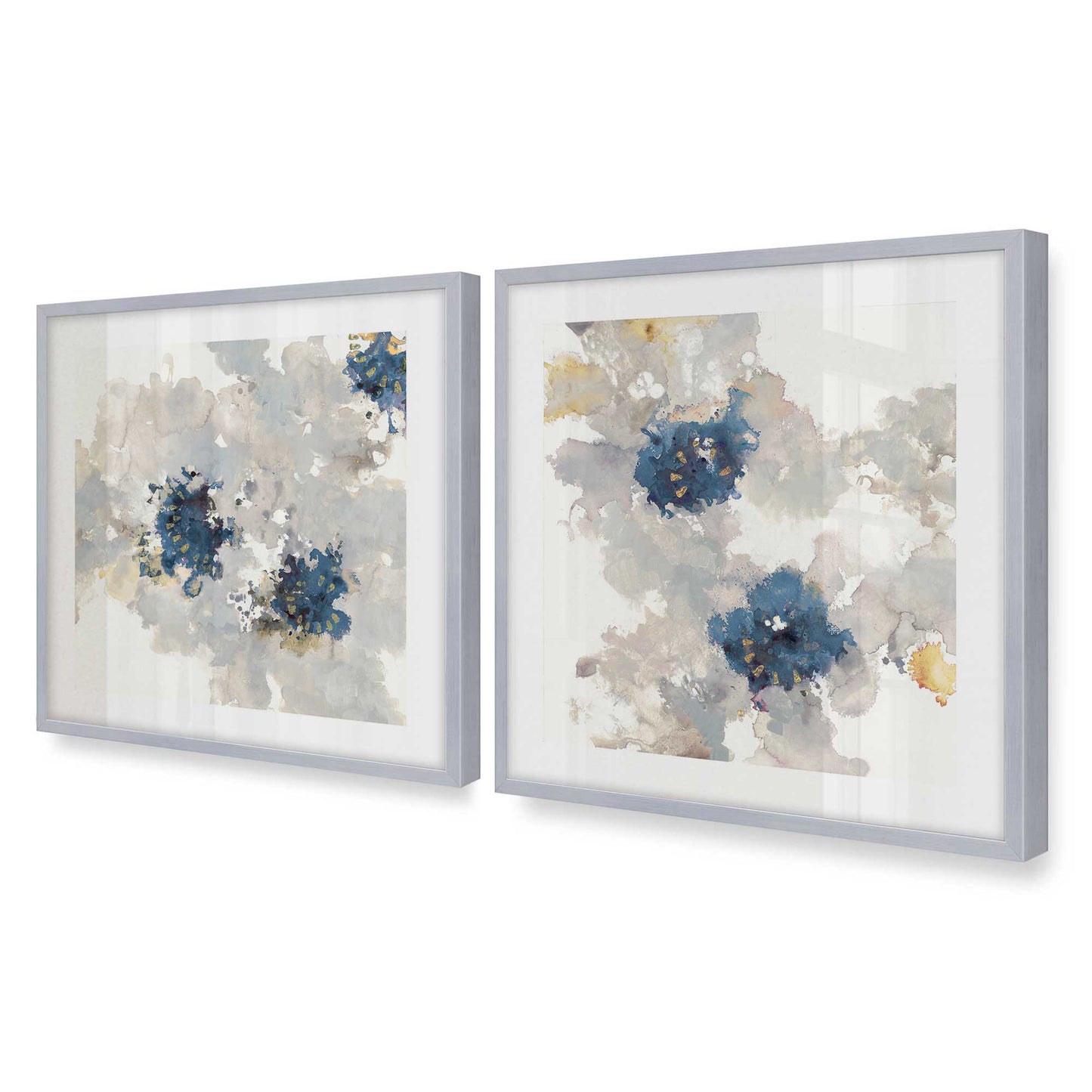 [Color:Polished Chrome], Picture of art in a Polished Chrome frame of the corner