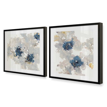 [Color:Satin Black], Picture of art in a Satin Black frame at an angle
