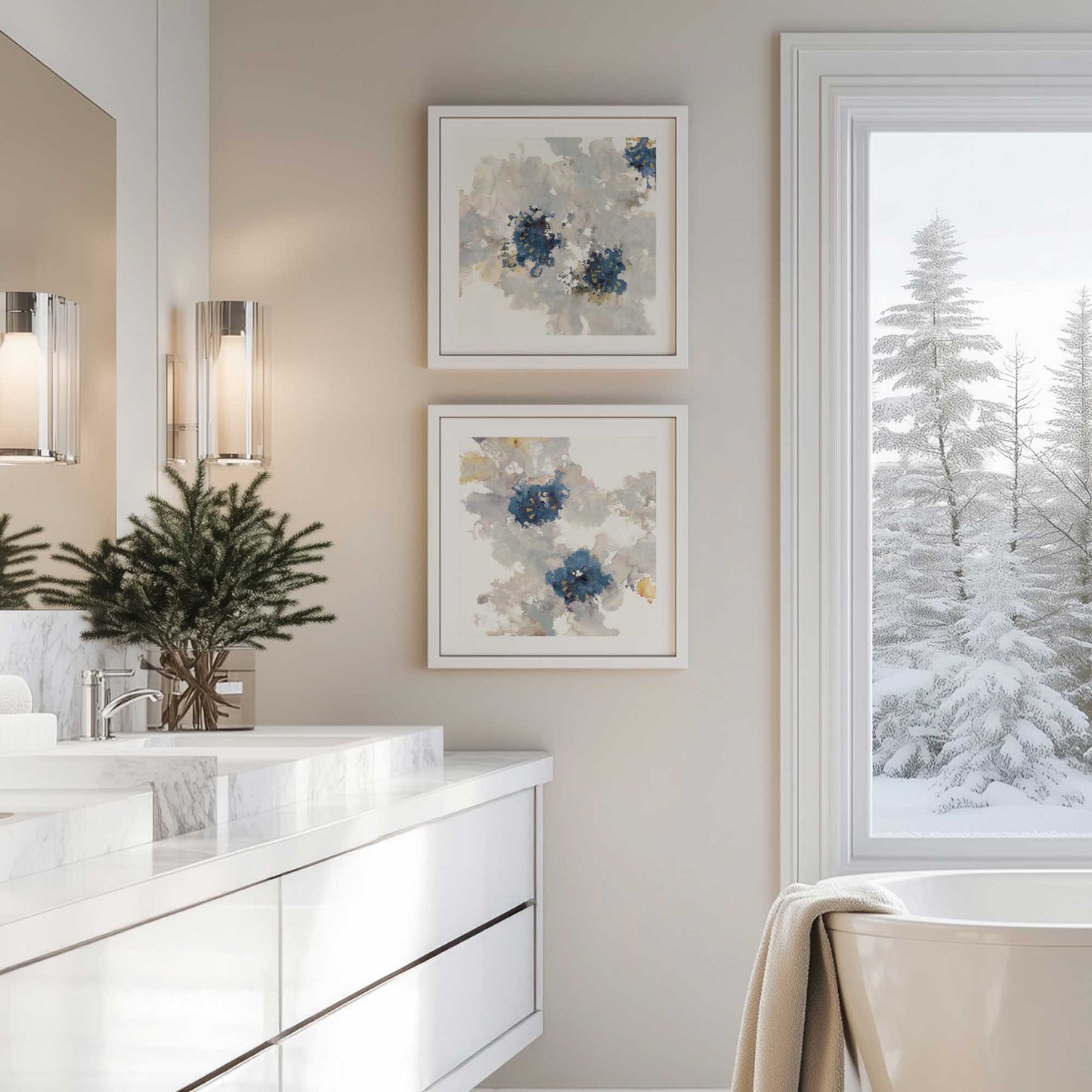 [Color:Polished Chrome], Picture of art in a Polished Chrome frame