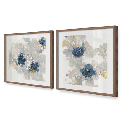 [Color:Walnut], Picture of art in a Walnut frame at an angle
