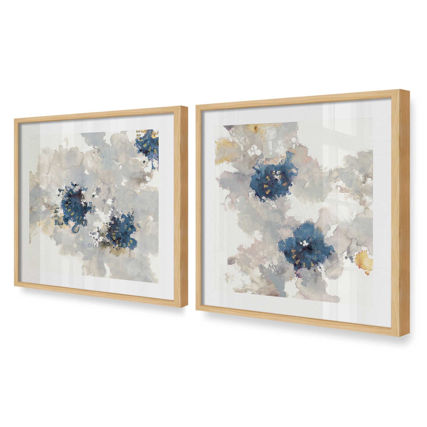 [Color:American Maple], Picture of art in an American Maple frame at an angle