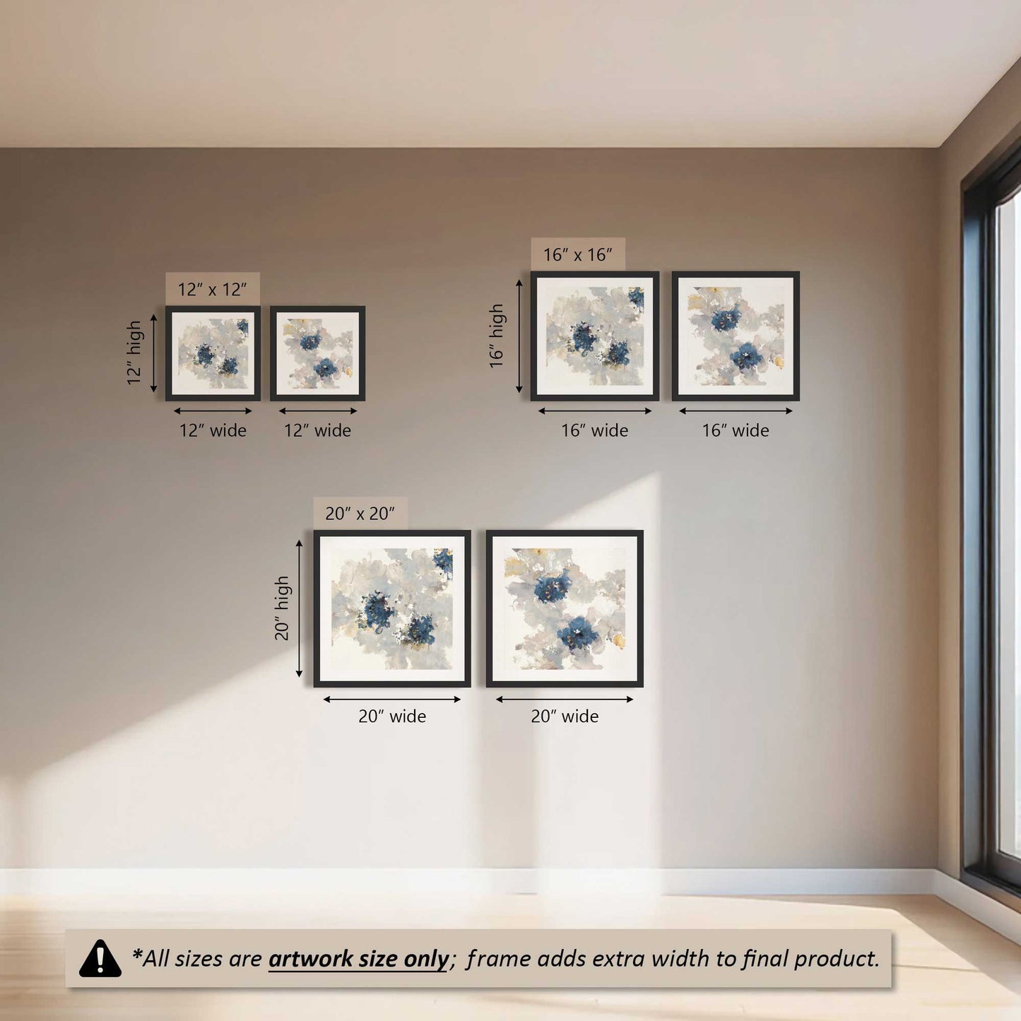 Inky Petal Splash Set of 2 Art Prints