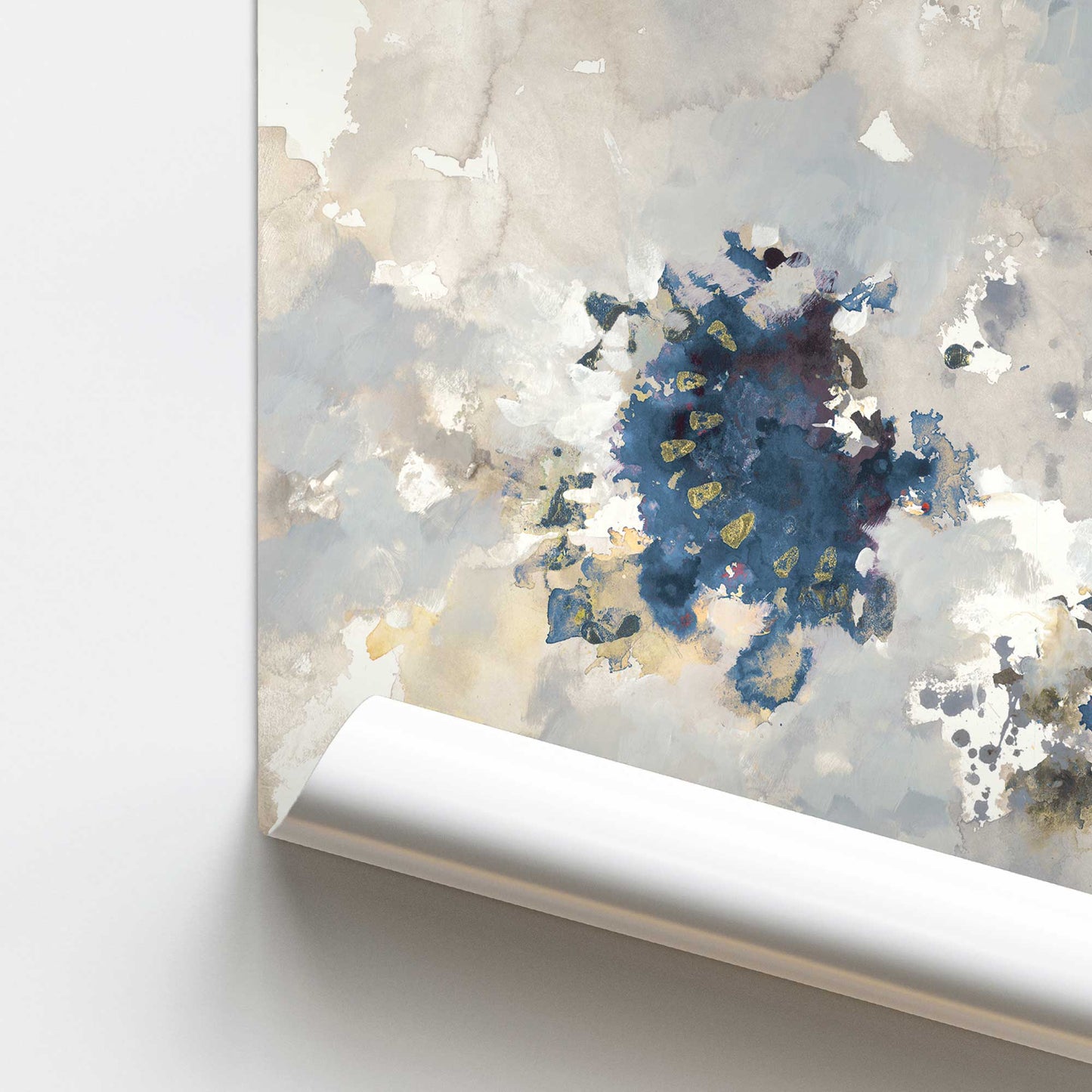 [color:Rolled Print], Picture of close up of art